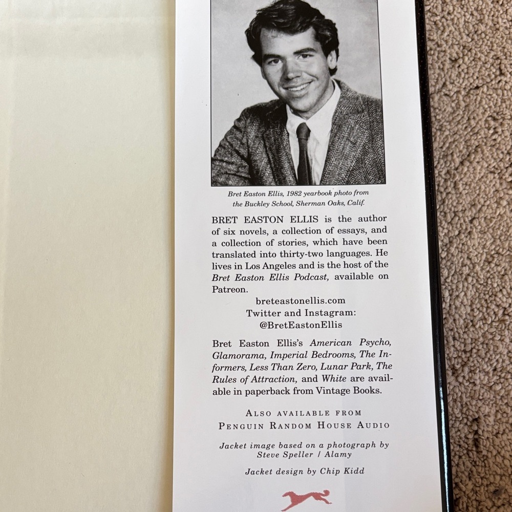 Bret Easton Ellis "The Shards" Hardcover - Picture 5 of 5